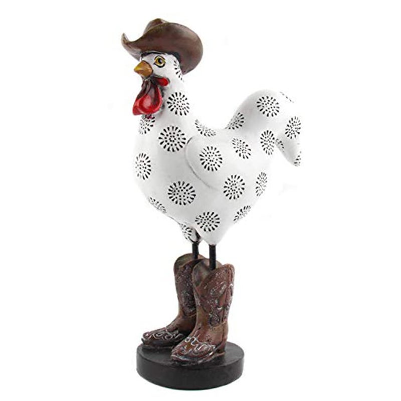 LIFFY Rooster Garden Statue Outdoor,Indoor Resin Home Decor Figurines Decorations,Farm Animals Statue Yard Decorative Ornaments Outside,for Balcony,Patio,Lawn - Image 1